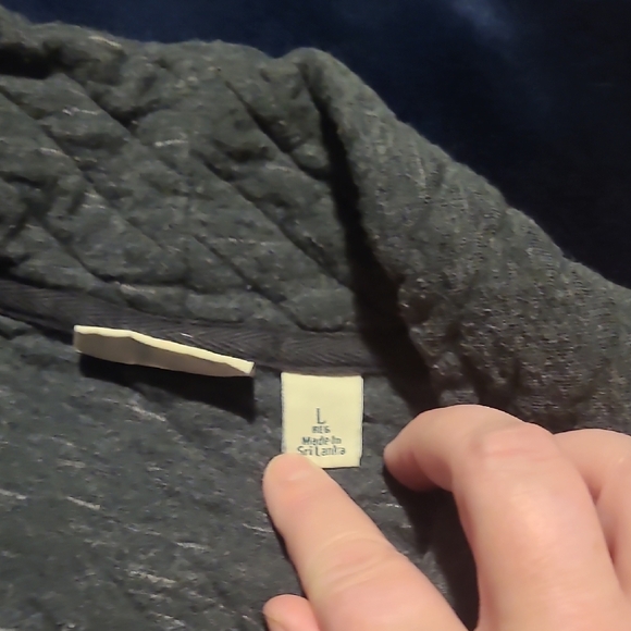 L.L. Bean Women's Charcoal Turtleneck Sweater - Picture 3 of 5